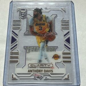 2022-23 Donruss Elite Anthony Davis LA Lakers Clarity Basketball Card NM+